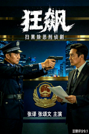 《狂飙》海报 - 扫黑除恶刑侦剧，张译、张颂文主演，豆瓣评分9.1